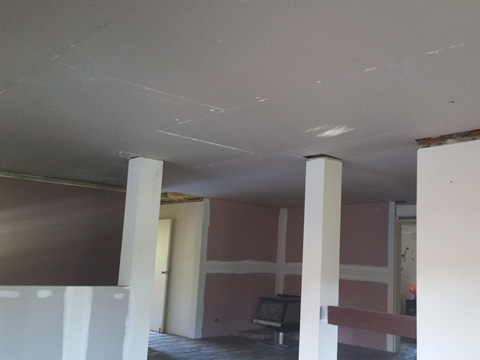 During | CEILING REPLACEMENT & WALL CLADDING (2)