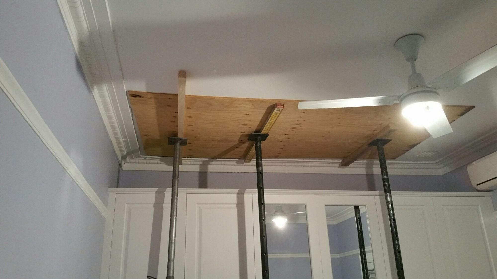 Ceiling propped and strapped | We repair ceilings right across Perth (20)